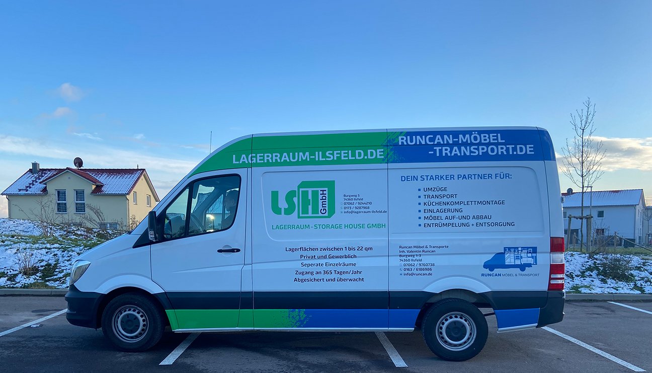 Transport-Service mit Einlagerung in Self Storage Lagerhaus in Ludwigsburg