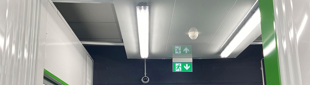 LSH-Ludwigsburg - multifunktionales Sicherheitssystem für Self Storage Lagerhaus.