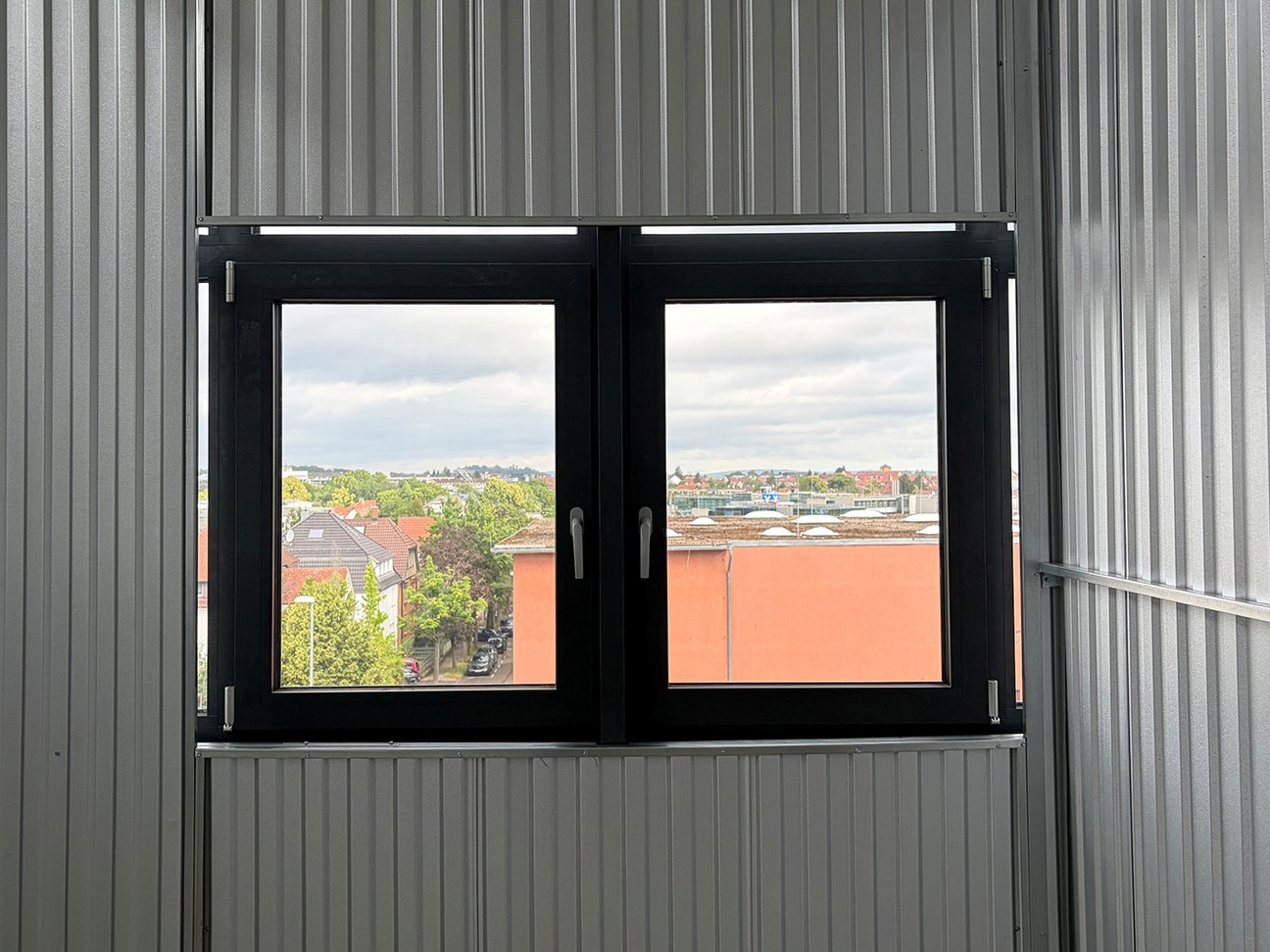 Ausblick auf Ludwigsburg aus dem LSH Self Storage Bereich im GETRAG-AREAL.