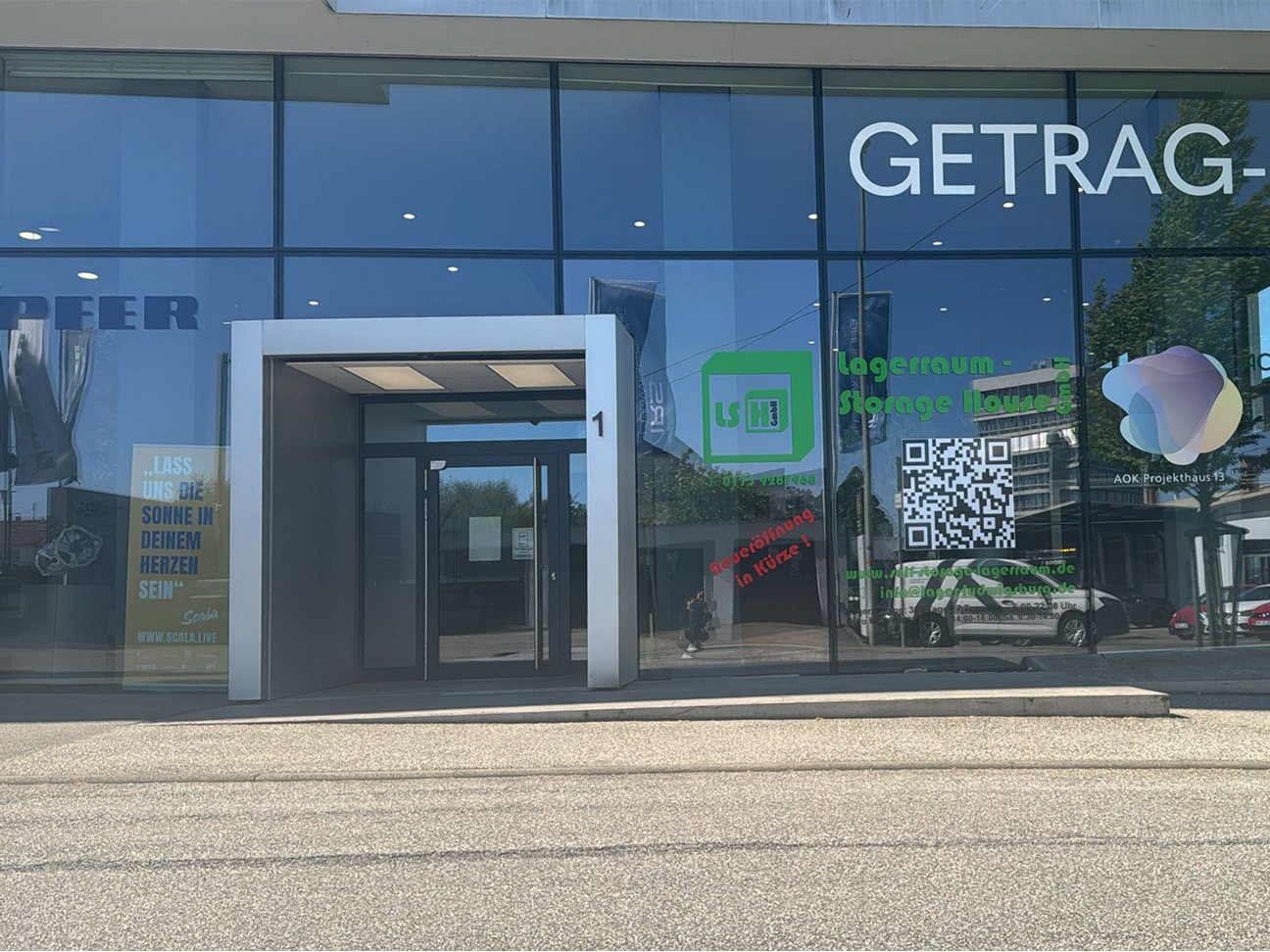 LSH Self Storage - LSH 2 in Ludwigsburg - Eingangsbereich GETRAG-AREAL.