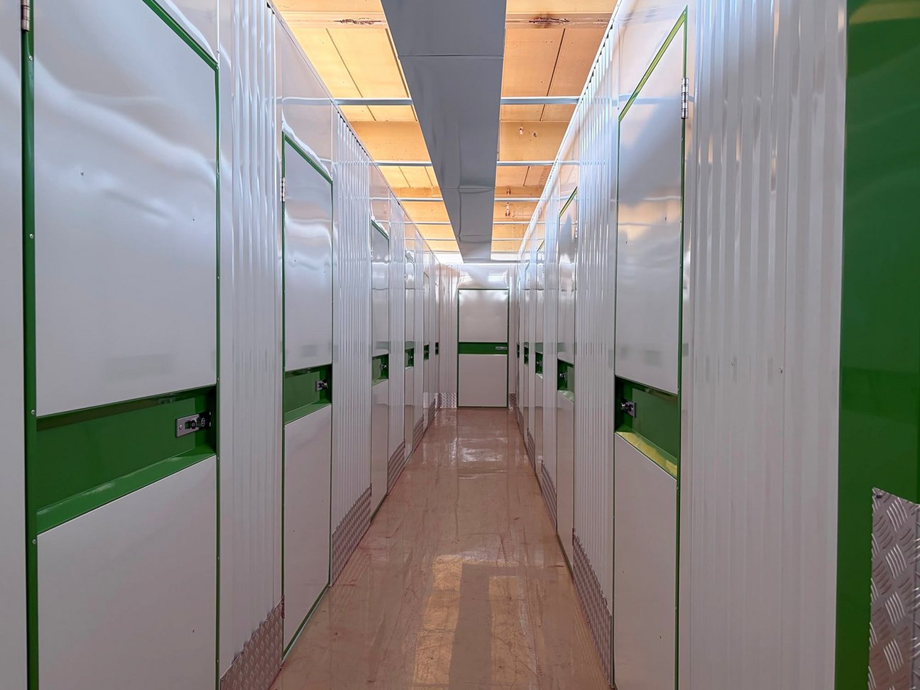 Die Storage House Gänge nehmen Gestalt an. 