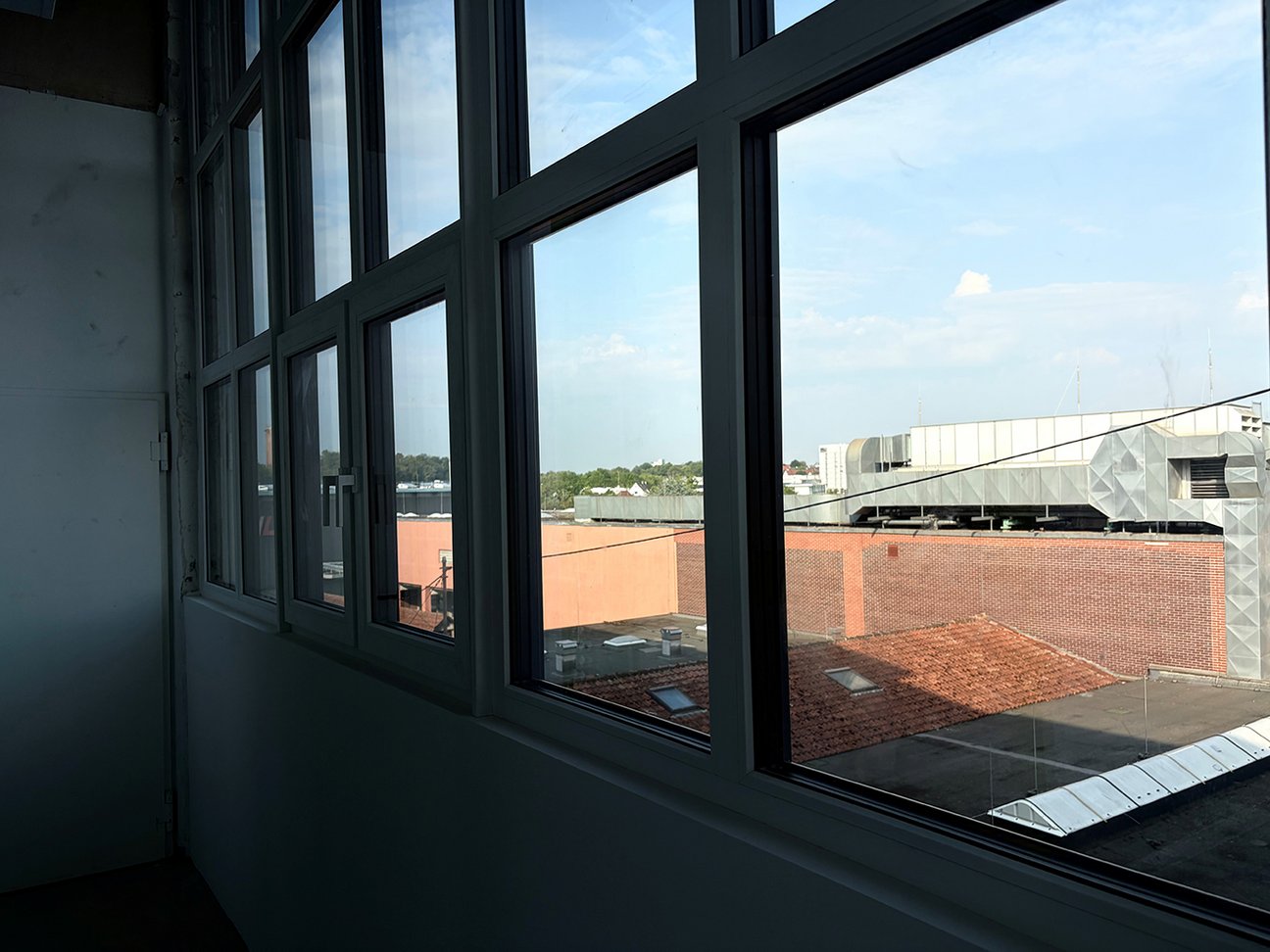 LSH 2 in Ludwigsburg - Aussicht auf die Ludwugsburger Innenstadt.