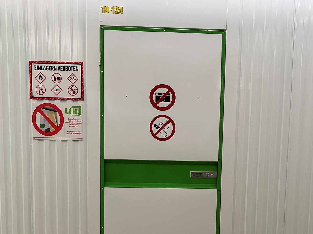 LSH 2 in Ludwigsburg - Lager-Boxen gelber Bereich LSH 2 in Ludwigsburg - Lager-Boxen gelber Bereich